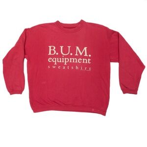 Vintage 1991 B.U.M. Equipment Crewneck Sweatshirt